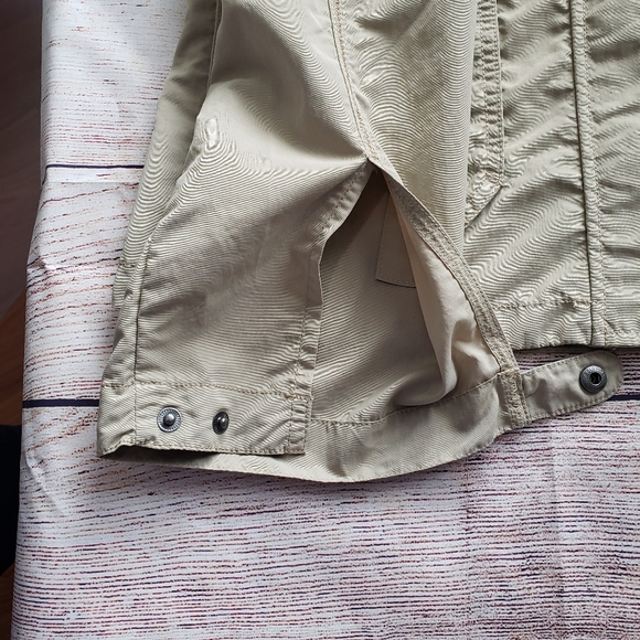Eddie Bauer Khaki Windbreaker Jacket, Size Small - Picture 6 of 16